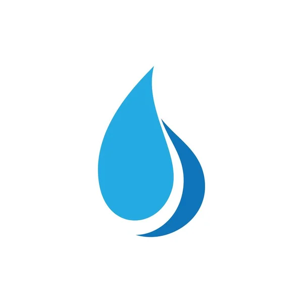 Water Drop Vector Icon Illustration — Stock Vector