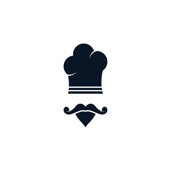 Chef Vector Pictogram Illustratie Ontwerp — Stockvector