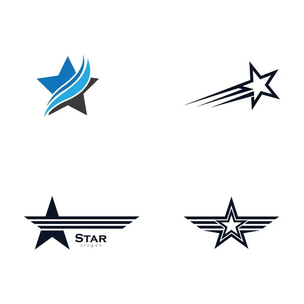 Star Vector Icona Illustrazione Design — Vettoriale Stock