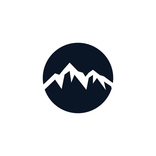 Mountain Vector Icon Illustration Design — Stock Vector
