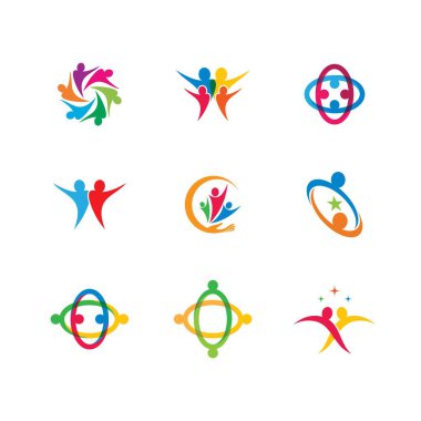 Topluluk vektörü illüstrasyon tasarımı