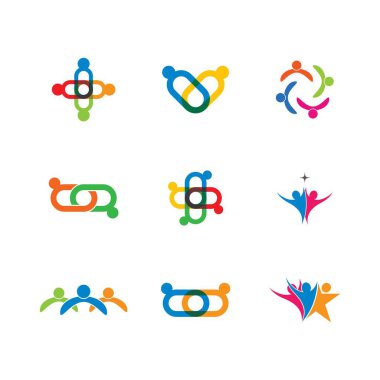 Topluluk vektörü illüstrasyon tasarımı