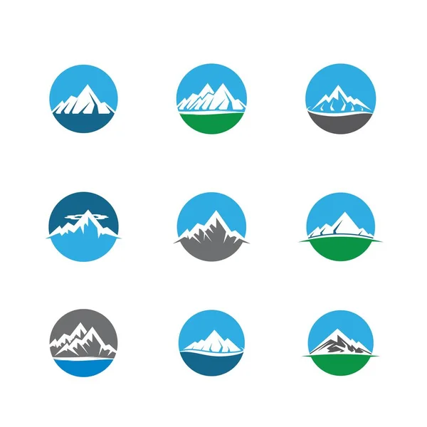 마운틴 아이콘 디자인 — 스톡 벡터