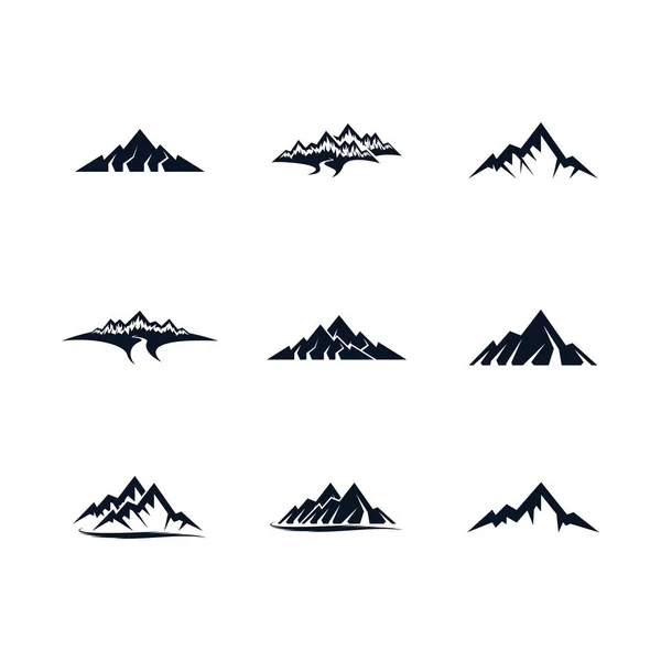 Mountain Vector Icon Illustration Design — Stock Vector