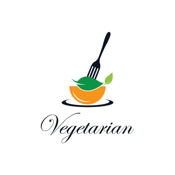 Ilustração Ícone Vetor Comida Vegetariana — Vetor de Stock