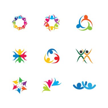 Topluluk vektörü illüstrasyon tasarımı