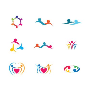 Topluluk vektörü illüstrasyon tasarımı