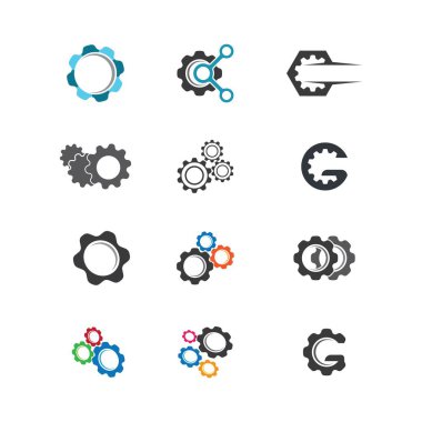 Vites sembolü vektör illüstrasyonu