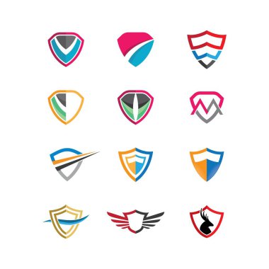 Kalkan vektör resimleme tasarımı