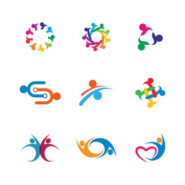 Topluluk vektörü illüstrasyon tasarımı