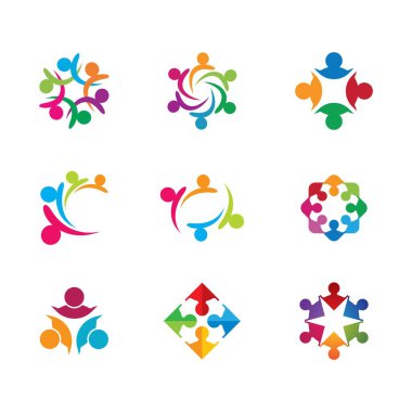 Topluluk vektörü illüstrasyon tasarımı