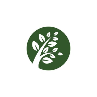 Yaprak sembolü vektör illüstrasyonu