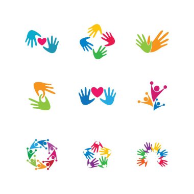 Topluluk vektörü illüstrasyon tasarımı