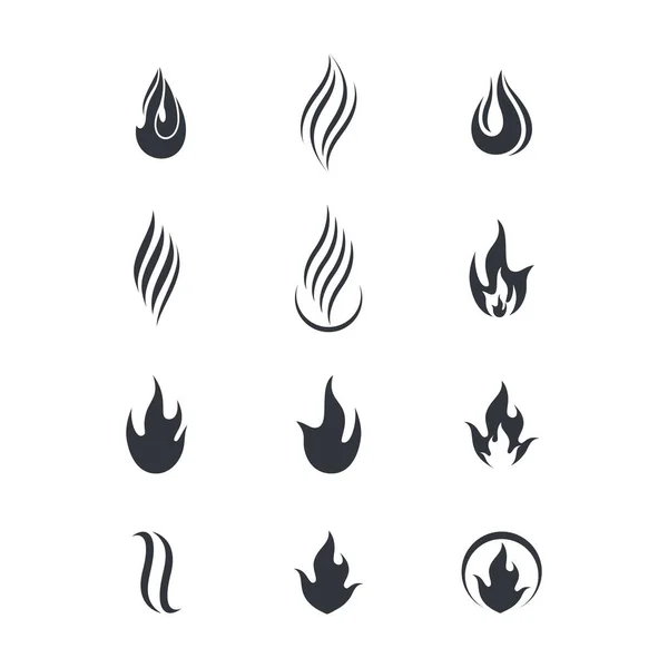 Fire Symbol Vector Icon Illustration — Stock Vector