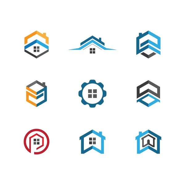 Σπίτι Σύμβολο Διάνυσμα Εικονογράφηση Σχεδιασμό — Διανυσματικό Αρχείο