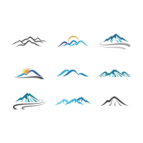 Illustration Icône Vectorielle Montagne — Image vectorielle