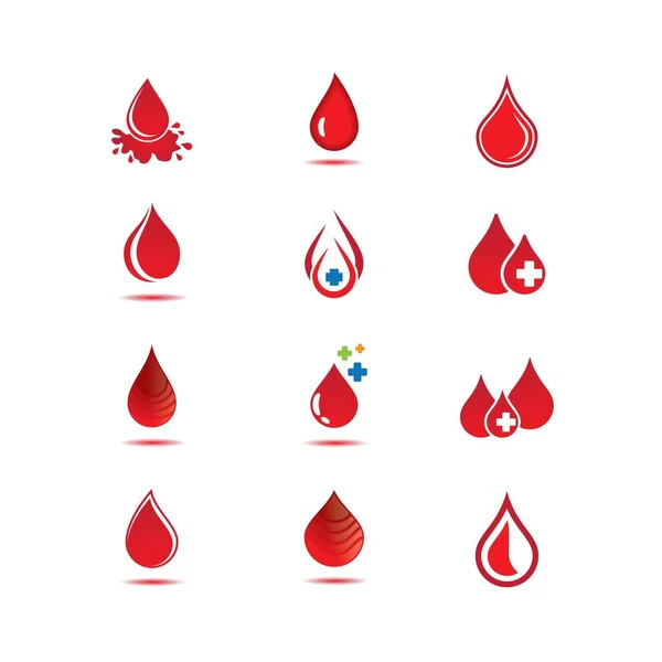 Дизайн Иконок Вектора Крови — стоковый вектор