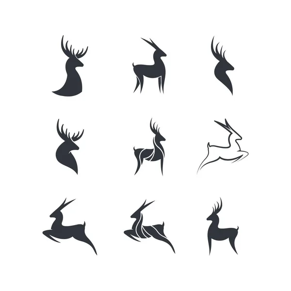 Illustration Symbole Cerf — Image vectorielle