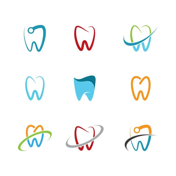 Ikona Wektora Dentystycznego Projekt Ilustracji — Wektor stockowy