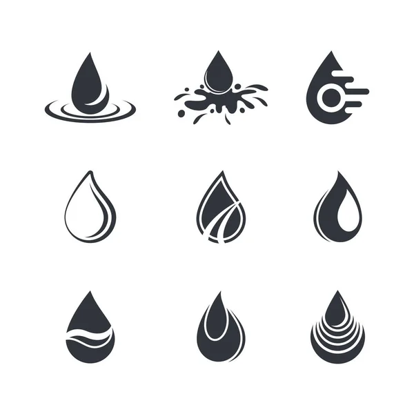 Oil Drop Icon Vector Illustration Design — Stock Vector