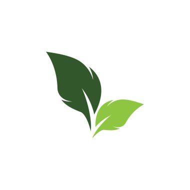 Yaprak sembolü vektör illüstrasyonu