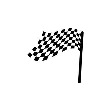 Bayrak yarışı vektör illüstrasyon tasarımı