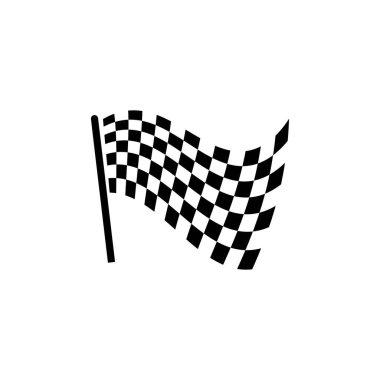 Bayrak yarışı vektör illüstrasyon tasarımı