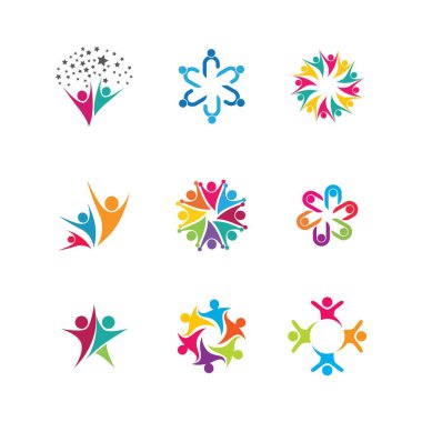 Topluluk vektörü illüstrasyon tasarımı