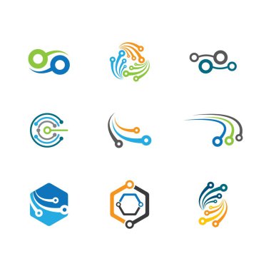 Teknoloji vektör resimleme tasarımı