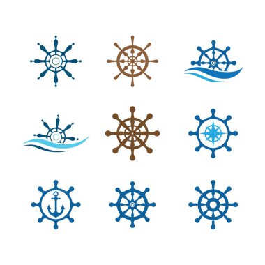 Yönlendirme gemisi vektör illüstrasyon tasarımı
