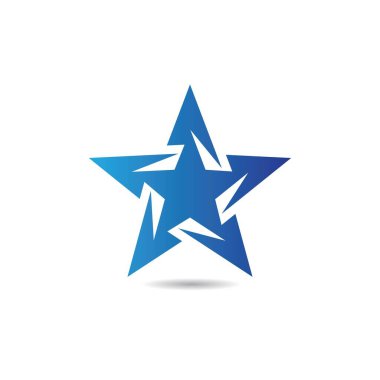 Yıldız vektör illüstrasyon tasarımı