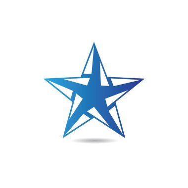 Yıldız vektör illüstrasyon tasarımı