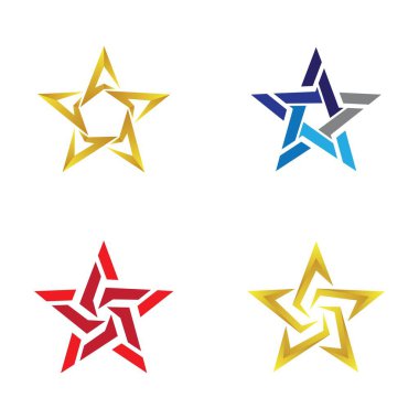 Yıldız vektör illüstrasyon tasarımı