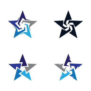 Yıldız vektör illüstrasyon tasarımı
