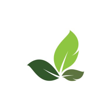 Yaprak sembolü vektör illüstrasyonu