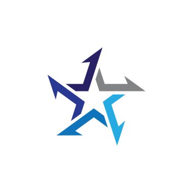 Yıldız vektör illüstrasyon tasarımı