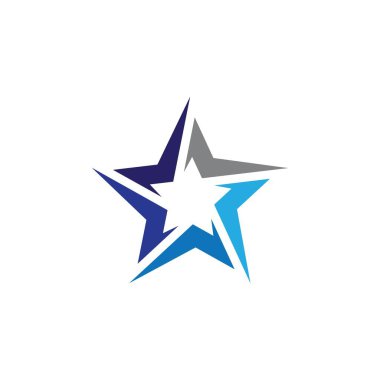 Yıldız vektör illüstrasyon tasarımı