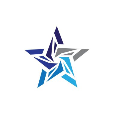 Yıldız vektör illüstrasyon tasarımı