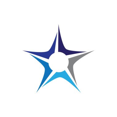 Yıldız vektör illüstrasyon tasarımı