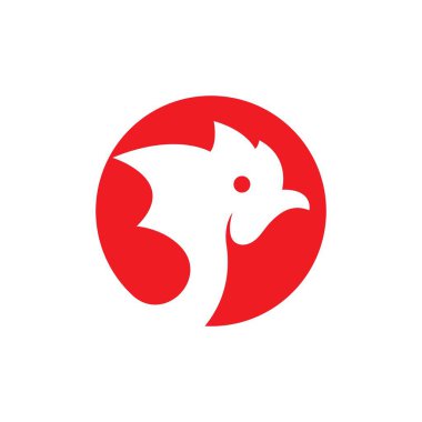 Rooster vektör resimleme tasarımı