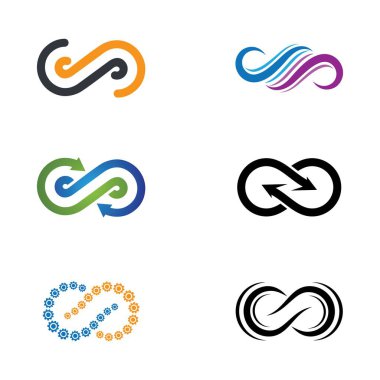 Sonsuz vektör illüstrasyon tasarımı