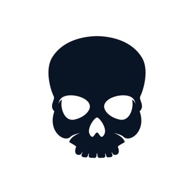 Kafatası vektör resimleme tasarımı