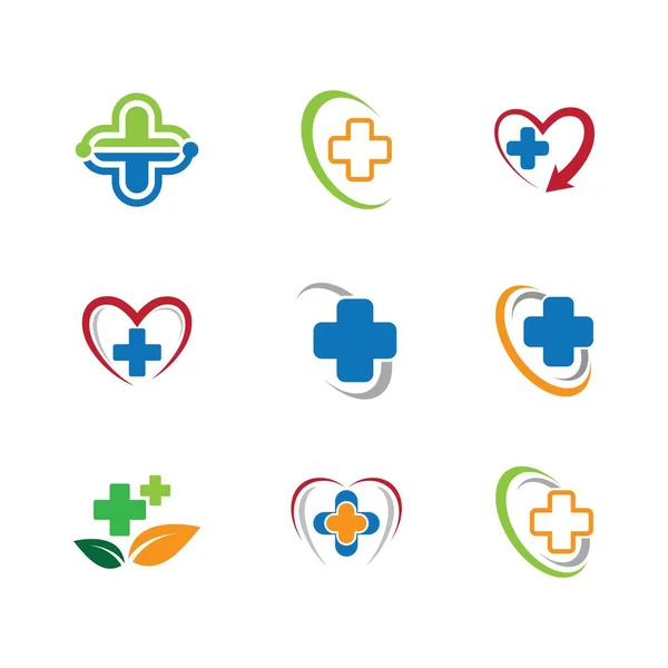 Medyczny Krzyż Wektor Ikona Ilustracja Projekt — Wektor stockowy