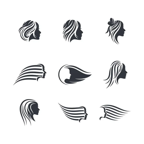 Ilustração Ícone Vetor Salão Cabelo — Vetor de Stock