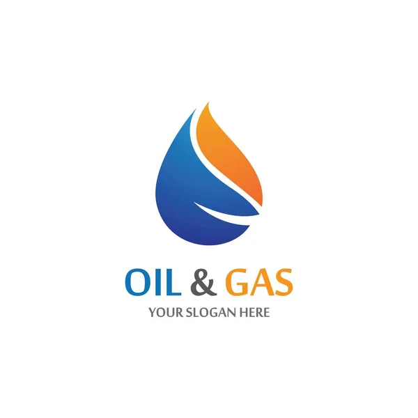 Oil Gas Vector Icon Illustration — Stock Vector