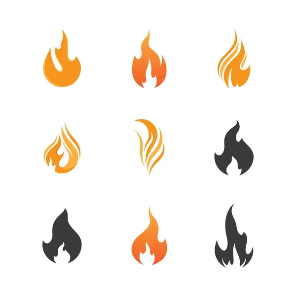 Fire Symbol Vector Icon Illustration — Stock Vector