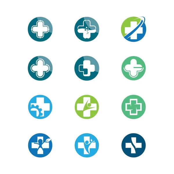 Medical Cross Vector Icon Illustration Design — Stock Vector