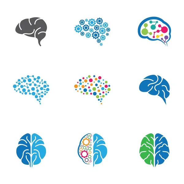 Beyin sembolü vektör illüstrasyonu
