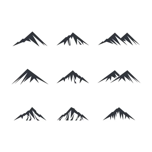 Mountain Vektor Ikon Illustration Design — Stock vektor