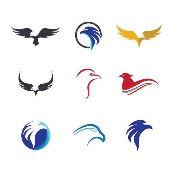Águila Vector Icono Ilustración Diseño — Vector de stock